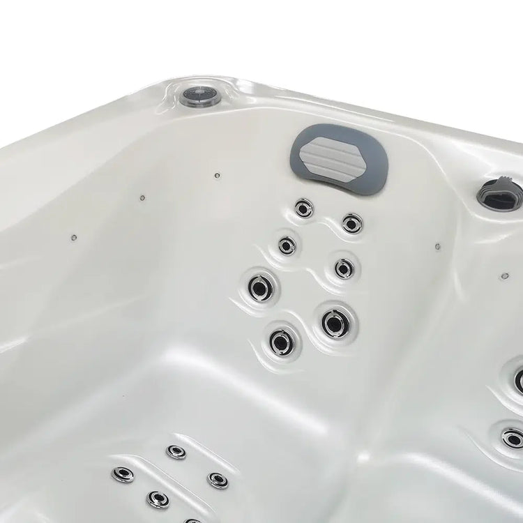 Triglav Luxury 3-4 Seater Spa Hot Tub – White Pearlescent
