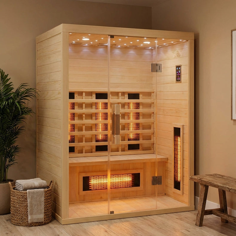 3 Person Infrared Rejuvenation Indoor Sauna by Centuraheat