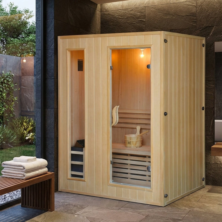 Classic Steam 3 Person Indoor Sauna by Centuraheat