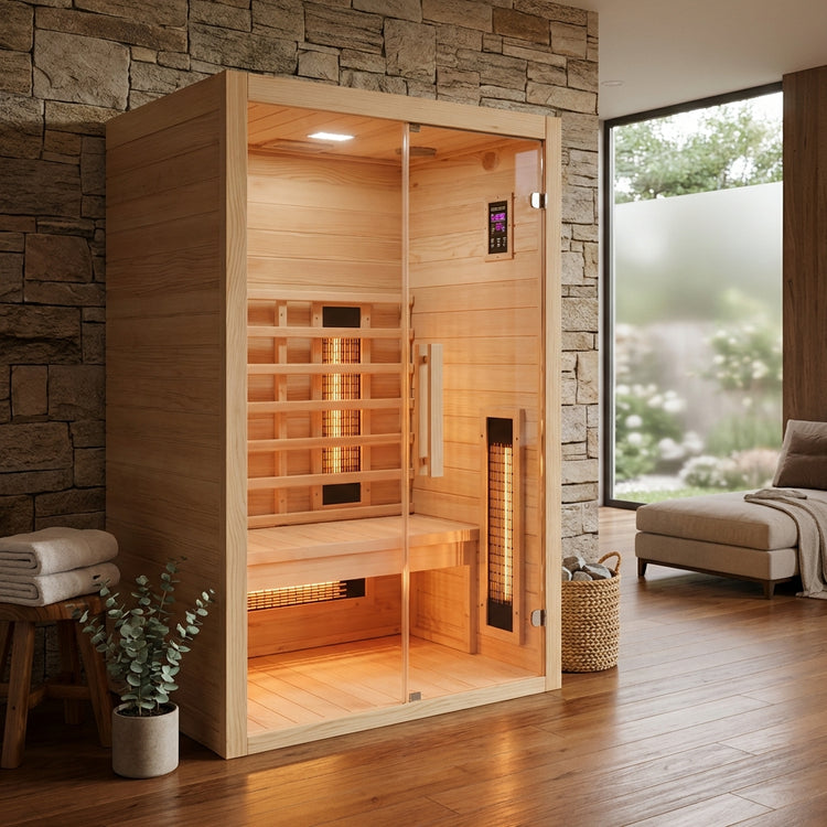 Infrared Rejuvenation Double Indoor Sauna by Centuraheat