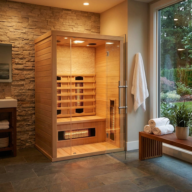 Luxury 2 Person Infrared Indoor Sauna by Centuraheat