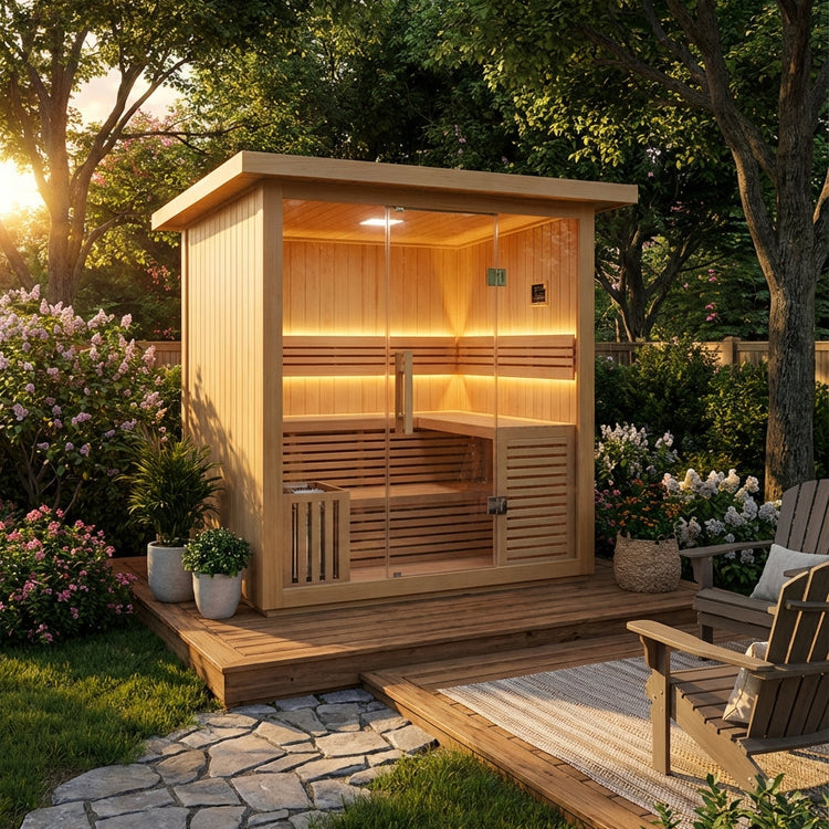 4 Person Steam Outdoor Garden Sauna