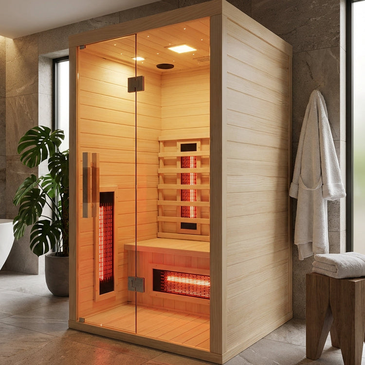 Luxury 2 Person Infrared Rejuvenation Indoor Sauna by Centuraheat