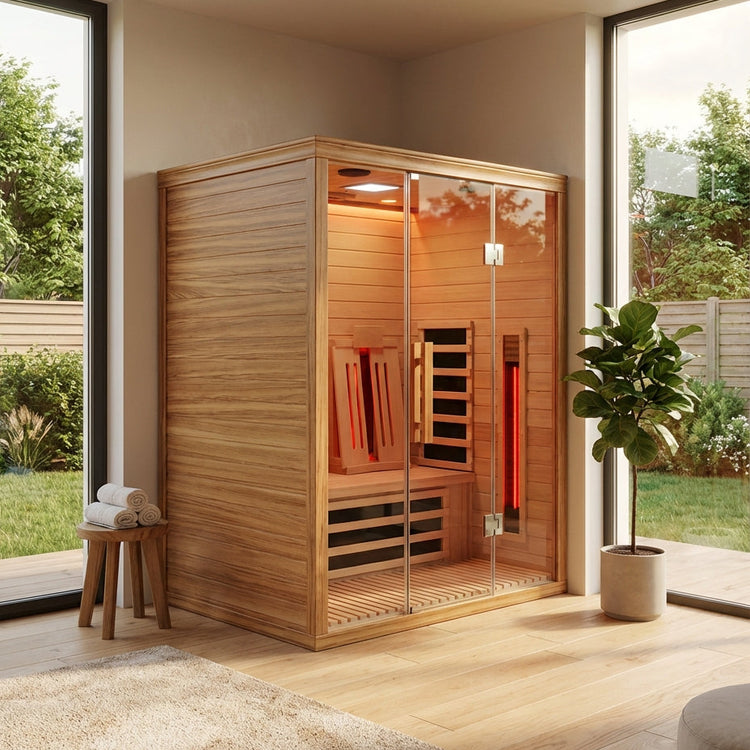 2 Person Full Spectrum Infrared Light Indoor Sauna by Centuraheat