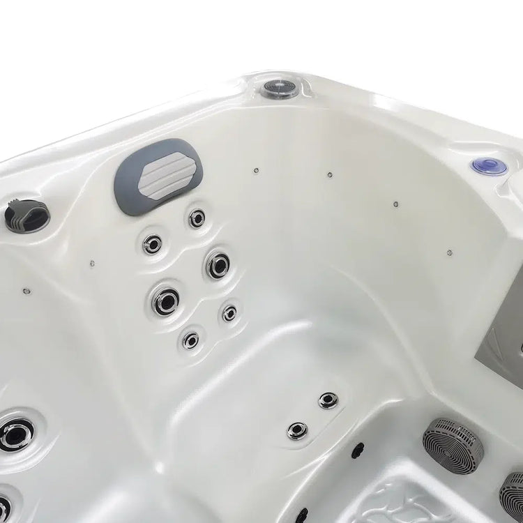 Triglav Luxury 3-4 Seater Spa Hot Tub – White Pearlescent