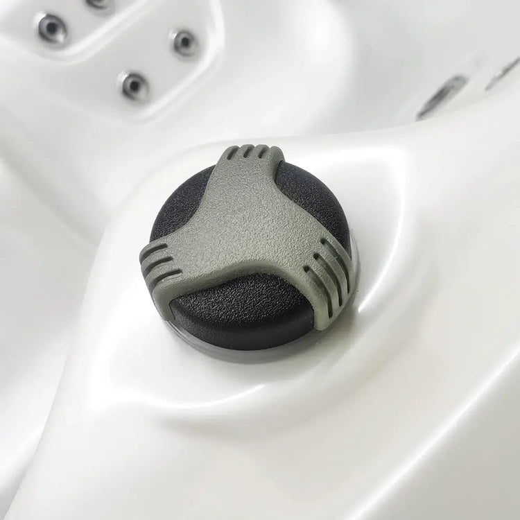 Triglav Luxury 3-4 Seater Spa Hot Tub – White Pearlescent