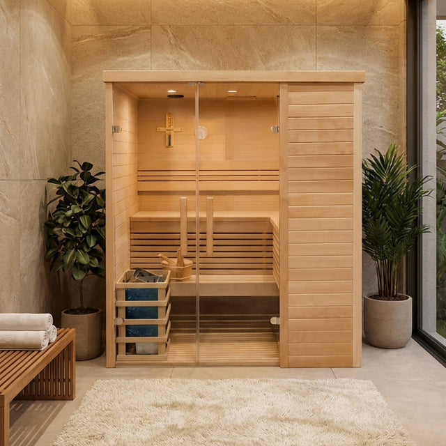 3 Person Traditional Steam Relax Indoor Sauna by Centuraheat