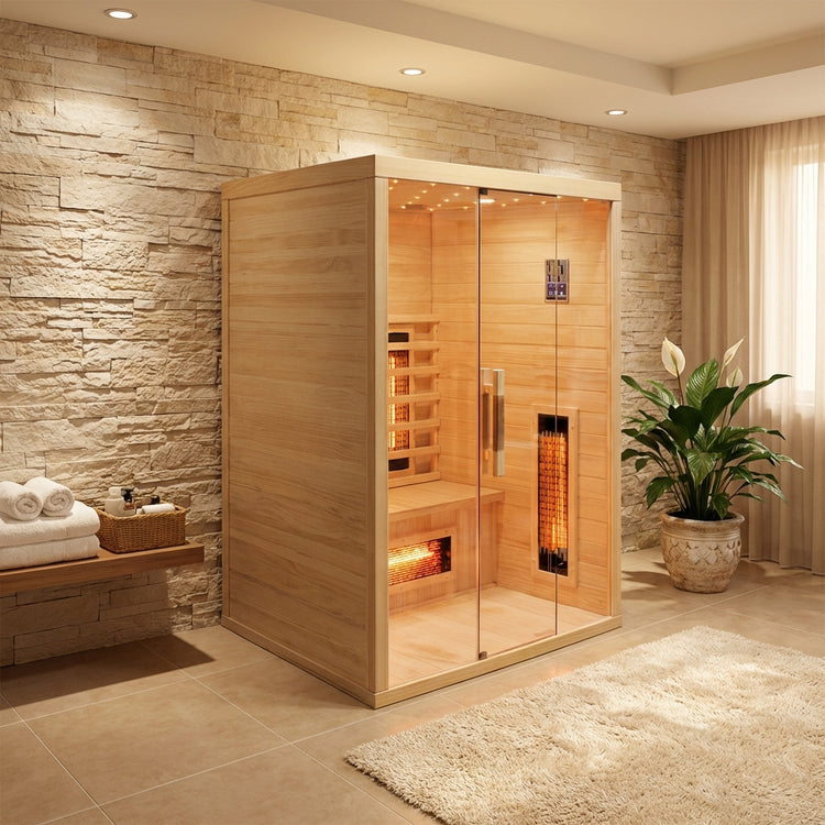 3 Person Infrared Rejuvenation Indoor Sauna by Centuraheat