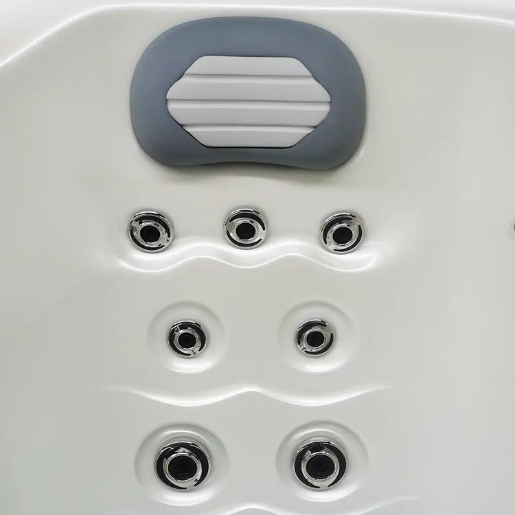 Triglav Luxury 3-4 Seater Spa Hot Tub – White Pearlescent