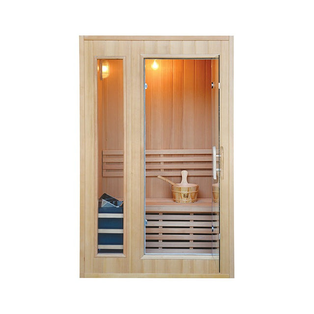 Traditional Steam Double 2 Person Indoor Sauna by Centuraheat