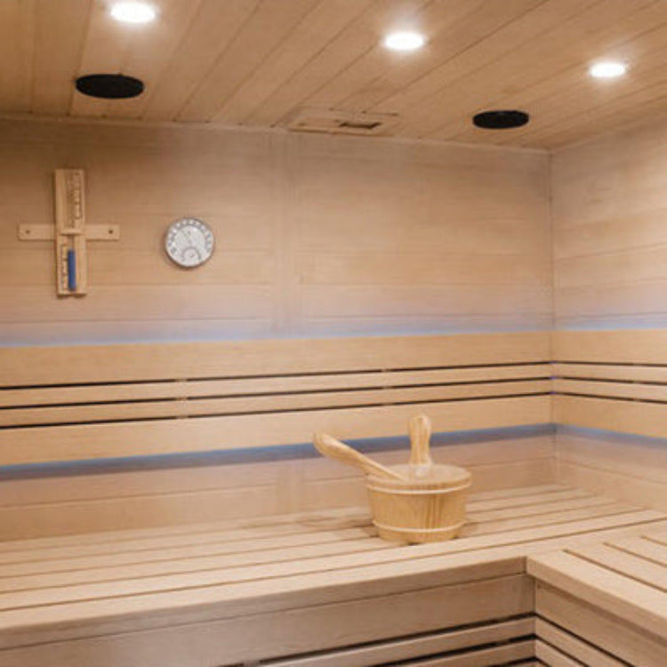 CenturaHeat 3 Person Traditional Relax Indoor Sauna with bucket inside