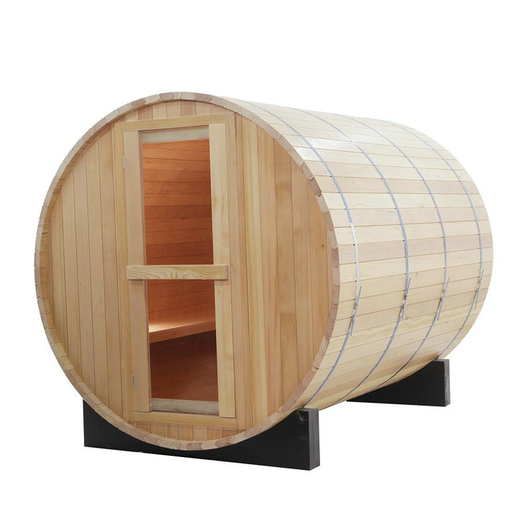 4-6 Person Wood Barrel Sauna by Centuraheat