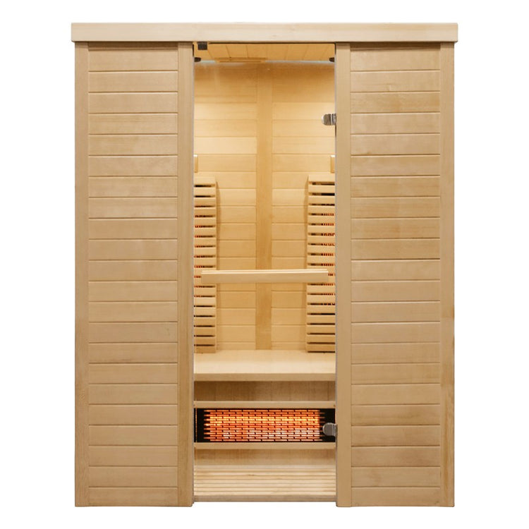 2 Person Full Spectrum Infrared Indoor Sauna by Centuraheat