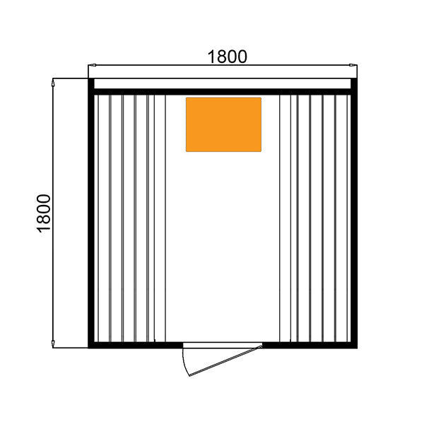 4-6 Person Wood Barrel Sauna by Centuraheat