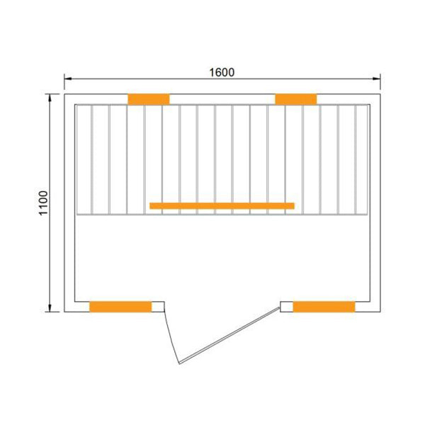 CenturaHeat 2 Person Full Spectrum Infrared Indoor Sauna