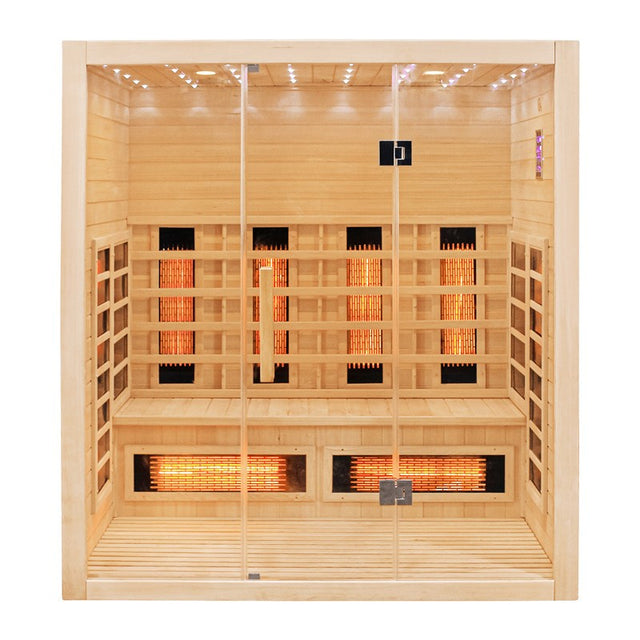 4 Person Full Spectrum Infrared Indoor Sauna by Centuraheat