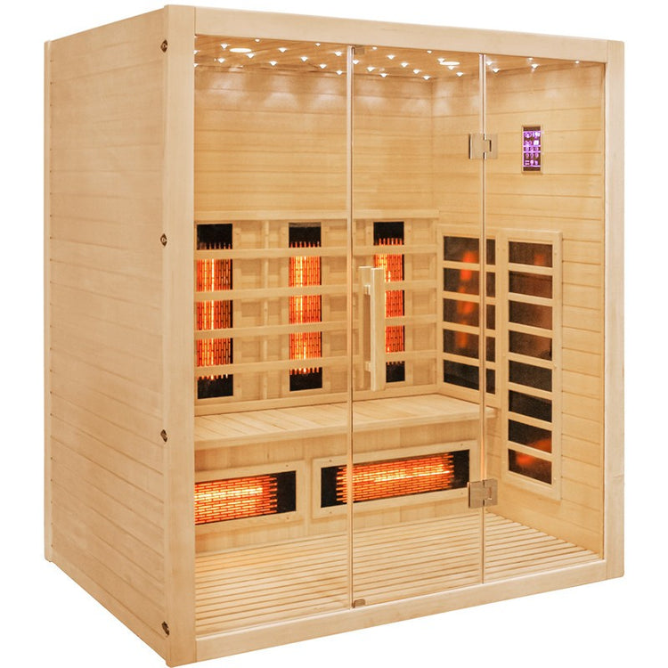 4 Person Full Spectrum Infrared Indoor Sauna by Centuraheat