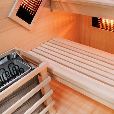 5-8 Person Combination Bio Indoor Sauna by Centuraheat - 6950W