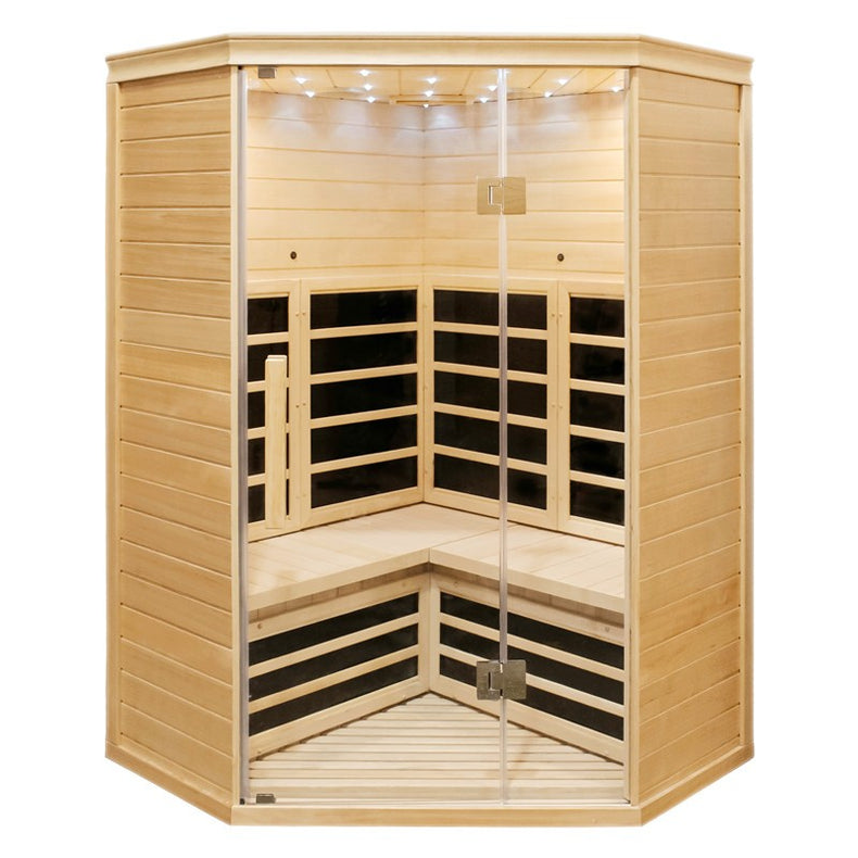 2-3 Person Diamond Corner Indoor Sauna by Centuraheat