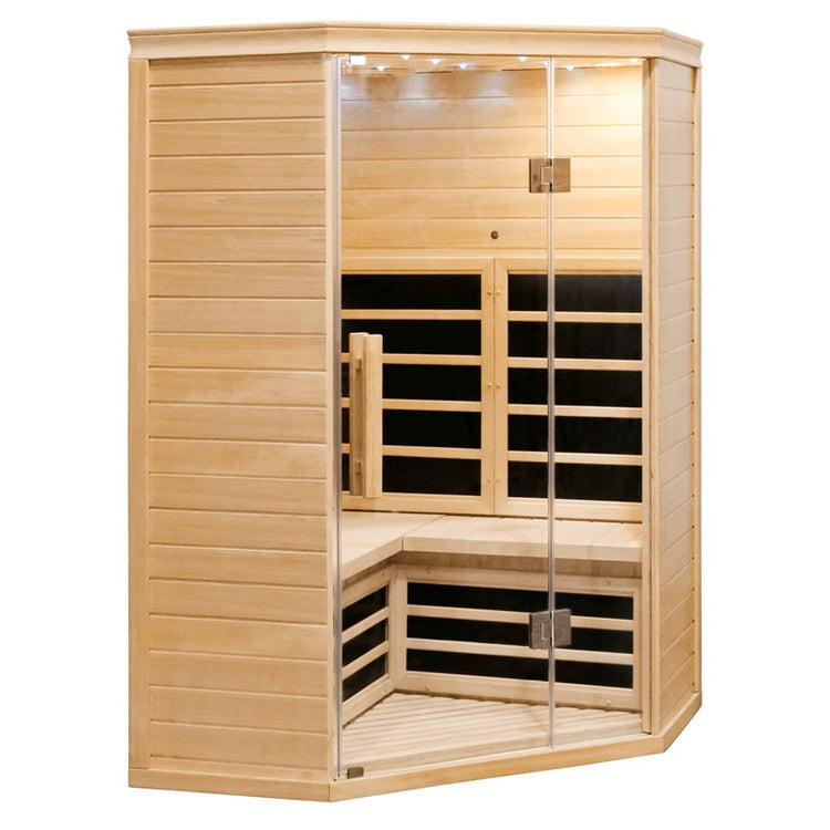 2-3 Person Diamond Corner Indoor Sauna by Centuraheat