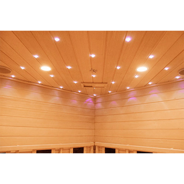 CenturaHeat 4-5 Person Diamond Corner Indoor Sauna - 3500W