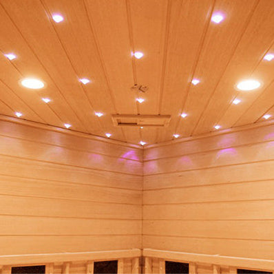 4-5 Person Diamond Corner Indoor Sauna by Centuraheat - 3500W