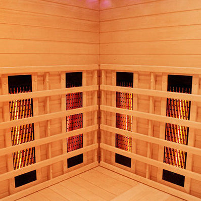 4-5 Person Diamond Corner Indoor Sauna by Centuraheat - 3500W
