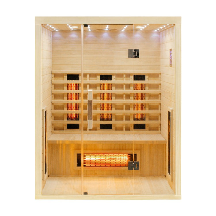 3 Person Infrared Rejuvenation Indoor Sauna by Centuraheat