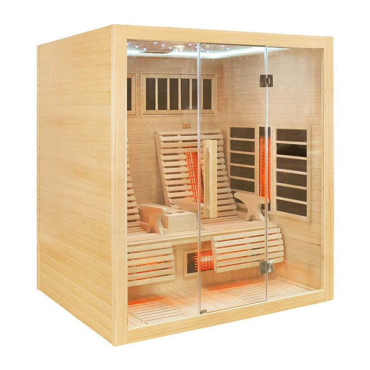 2 Person Infrared Light Relax Indoor Sauna by Centuraheat