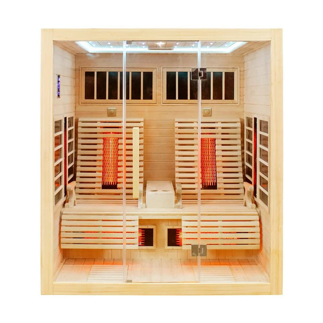 2 Person Infrared Light Relax Indoor Sauna by Centuraheat