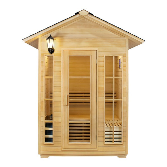 3 Person Outdoor Dry Sauna by Centuraheat