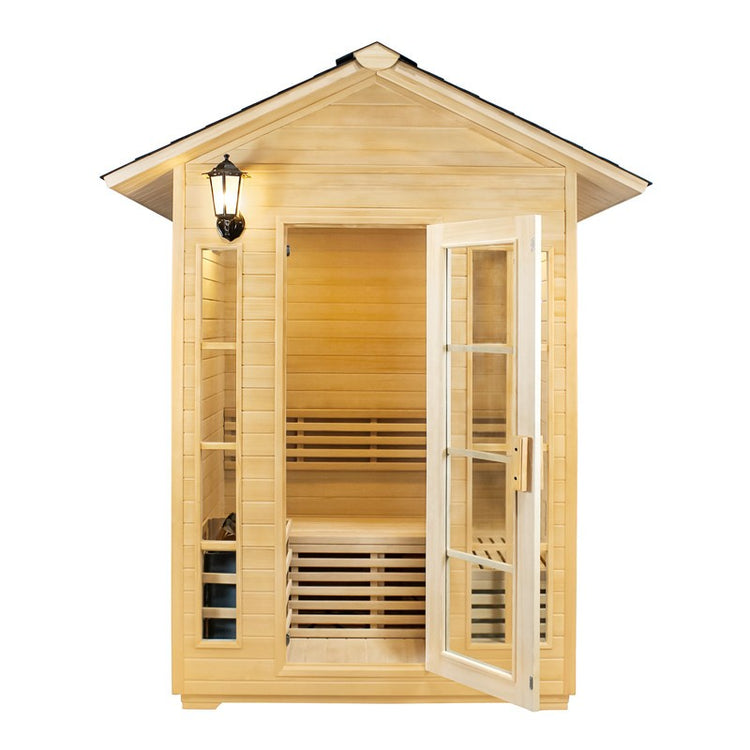 3 Person Outdoor Dry Sauna by Centuraheat