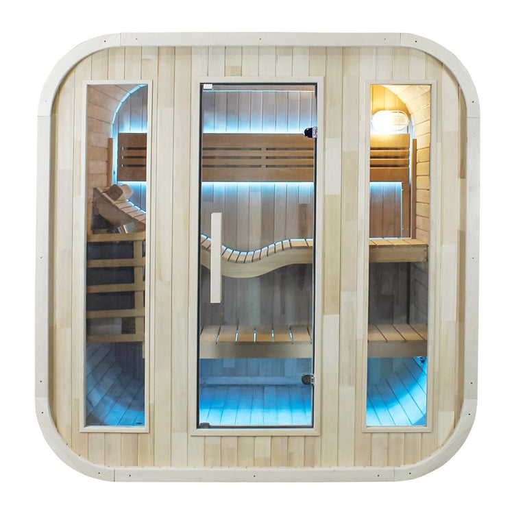 2-4 Person Outdoor Square Sauna by Centuraheat