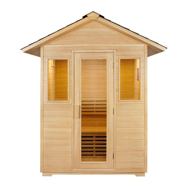 CenturaHeat Traditional Steam Outdoor Sauna Room