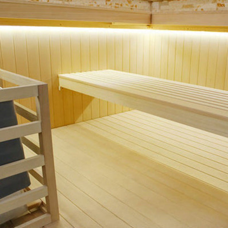 6-8 Person Traditional Corner Sauna benches