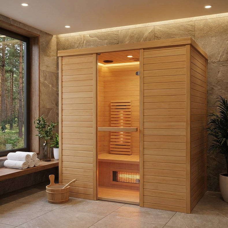 3 Person Full Spectrum Infrared Indoor Sauna by Centuraheat