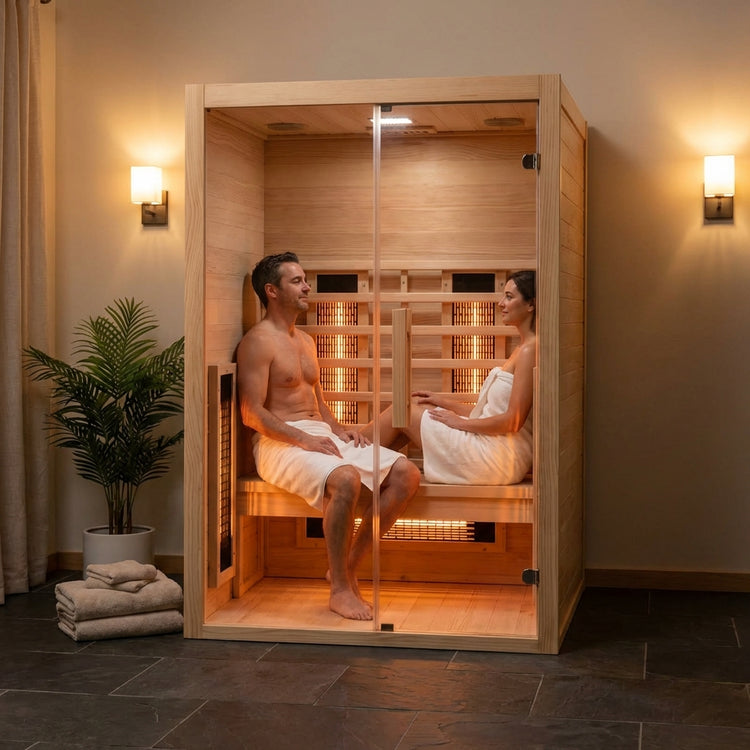 Infrared Rejuvenation Double Indoor Sauna by Centuraheat