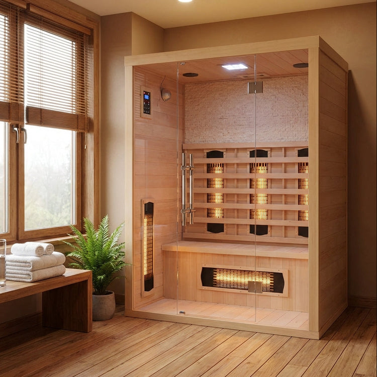 3 Person Red Infrared Indoor Sauna by Centuraheat