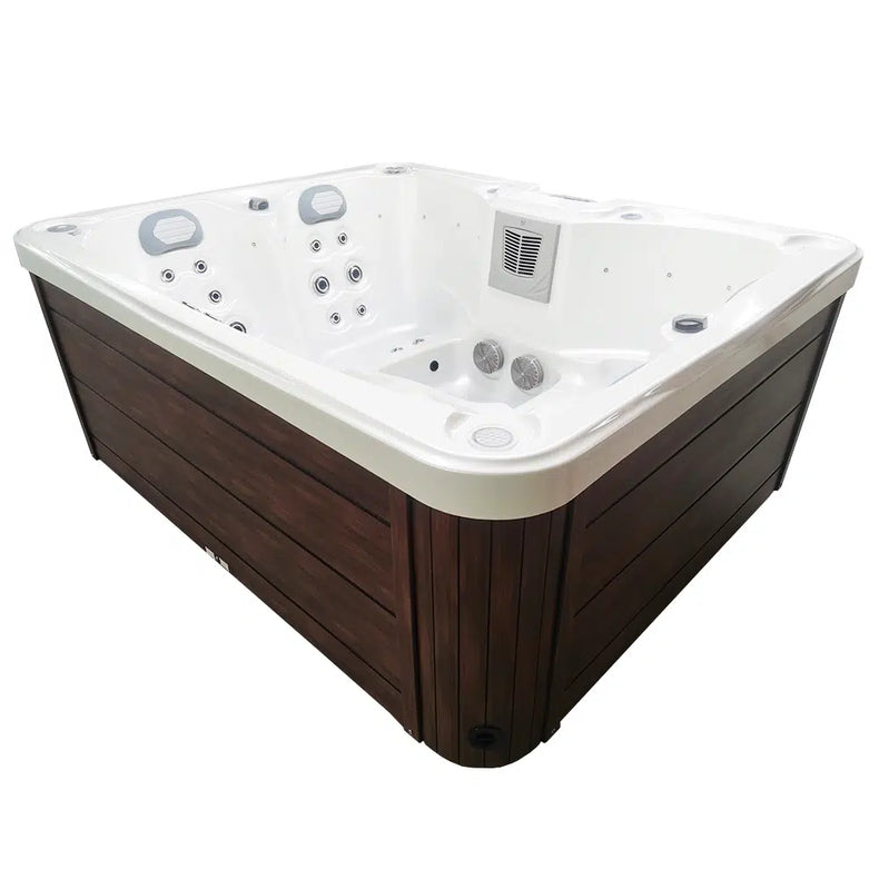 Triglav Luxury 3-4 Seater Spa Hot Tub – White Pearlescent