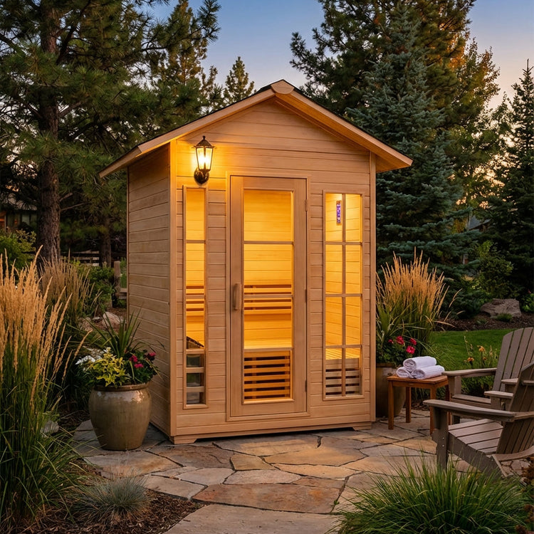 3 Person Outdoor Dry Sauna by Centuraheat