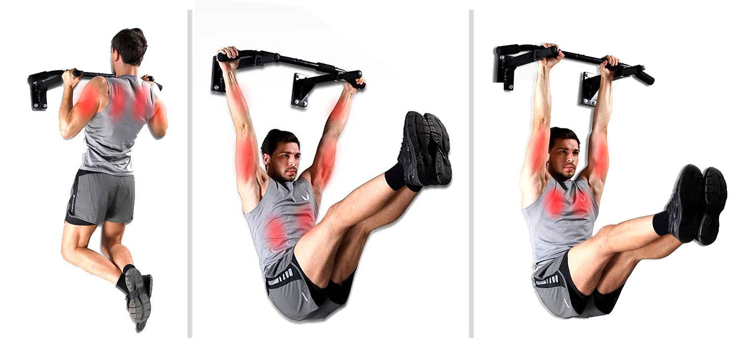 Wall Mounted Pull Up Bar for Upper Body Training
