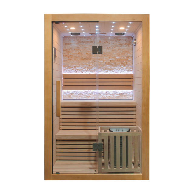 Double Bench Traditional Steam Indoor Sauna by Centuraheat