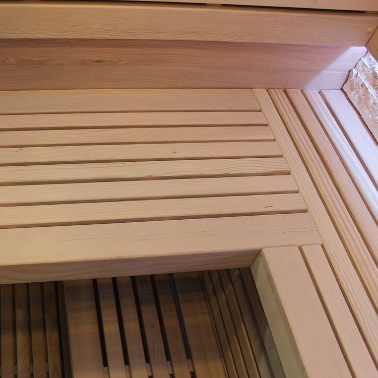 Luxury Steam Traditional Indoor Sauna with Glass Door by Centuraheat
