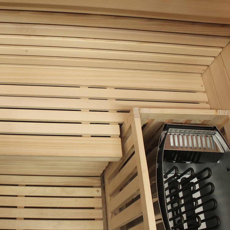 Luxury Steam Traditional Indoor Sauna with Glass Door by Centuraheat