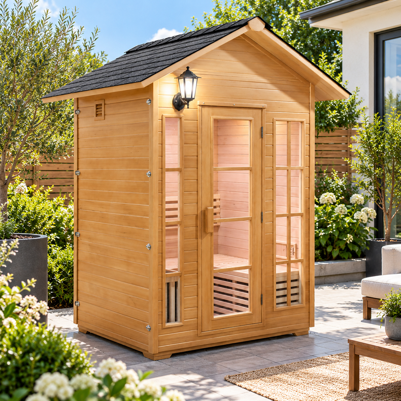3 Person Outdoor Dry Sauna by Centuraheat