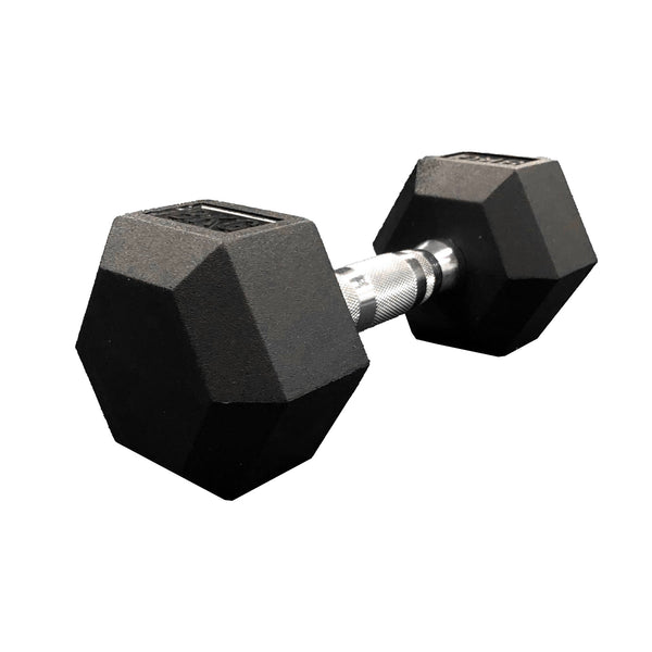 JLC HEX Dumbbells - Rubber | Jordan Fitness | Commercial Gym Equipment & Gym Design
