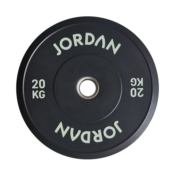 JORDAN® Black Rubber Bumper Weight Plates - NEW DESIGN