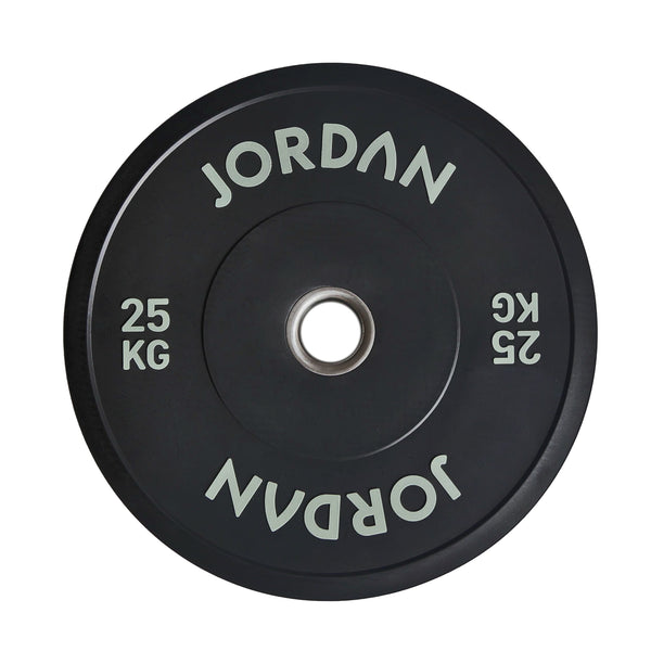 JORDAN® Black Rubber Bumper Weight Plates - NEW DESIGN
