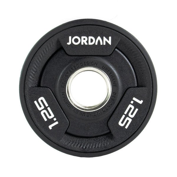 JORDAN® Urethane Tri-Grip Olympic Plates - NEW DESIGN