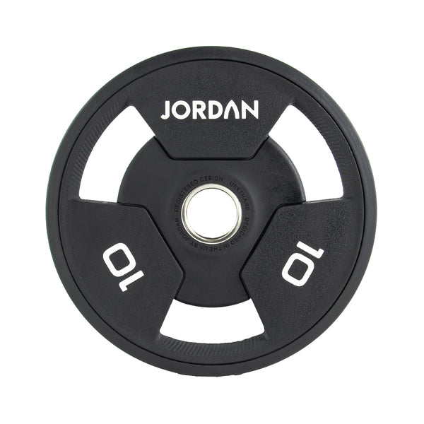 JORDAN® Urethane Tri-Grip Olympic Plates - NEW DESIGN